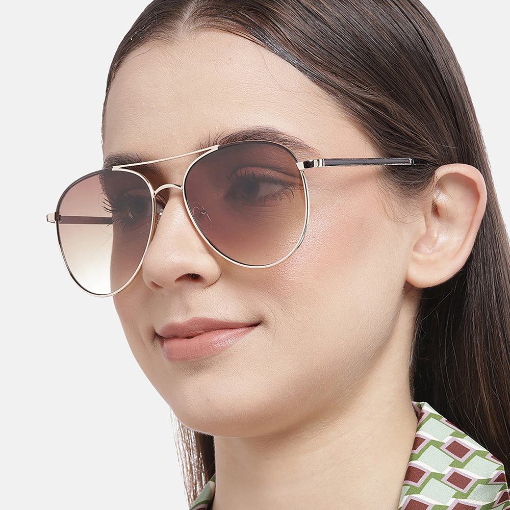 Accessorize London Women's Chain Detail Aviator Sunglasses - Accessorize  India
